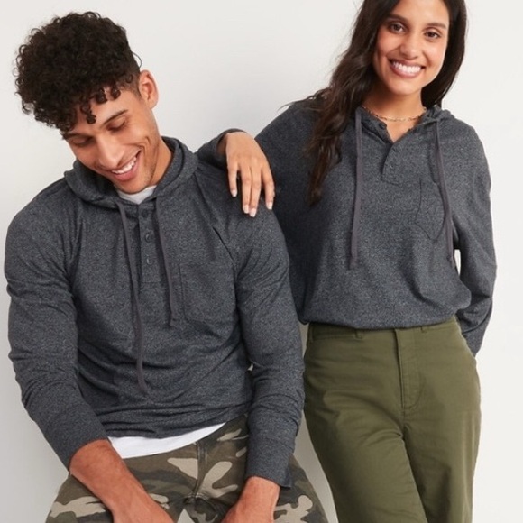 Old Navy Blue Hooded Light Pullover Sweatshirt - Picture 1 of 9